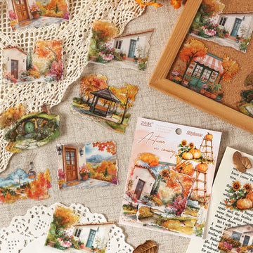 Seasonal PET Stickers Four Seasons String Song Series