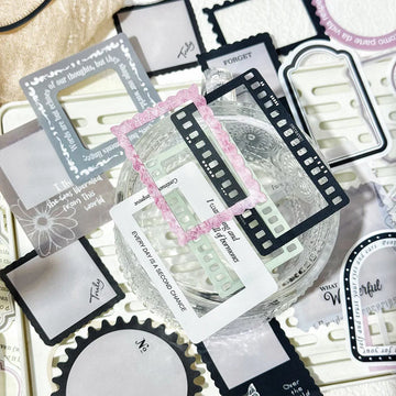Time Frame PET Stickers for Journaling