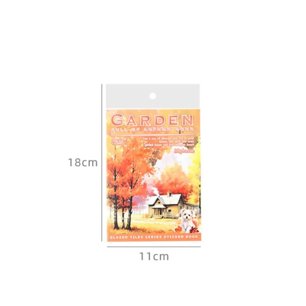 Glazed tile house Sticker Book