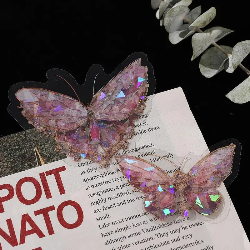 Butterfly Pattern Stickers – 30pcs DIY Decorative Pack
