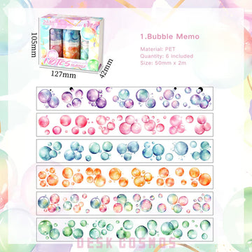 Bubble Tape PET Tape Set Watercolor Bubble Series