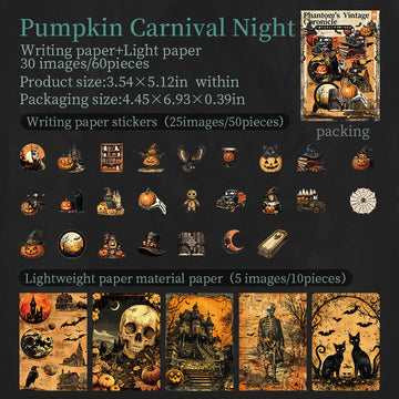 Halloween Journal Kit Phantom's Vintage Chronicle