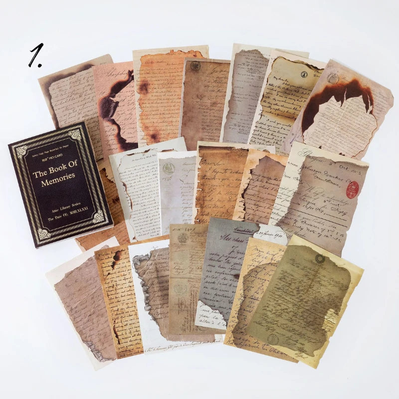 Loft Library Series Retro Journal DIY Collage Paper