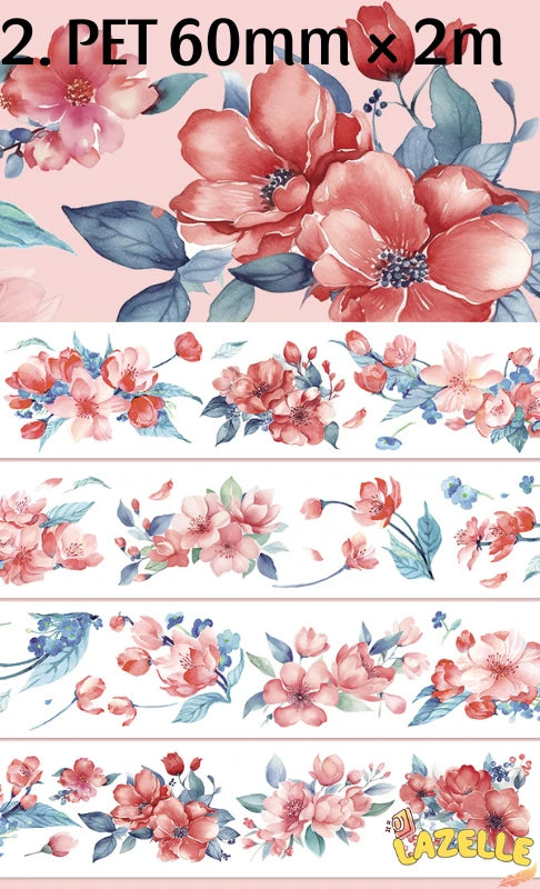 Lucky Clover Floral PET Tape