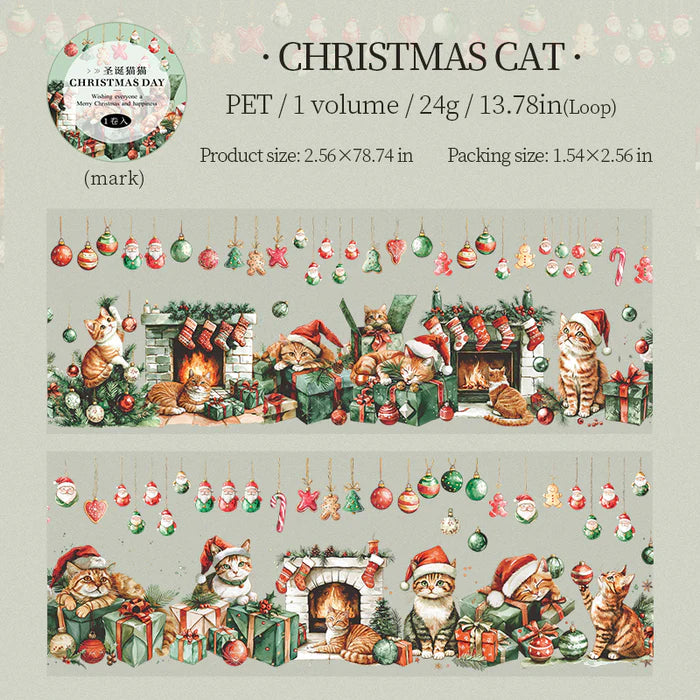 Christmas Scenery PET Tape Christmas Day Series