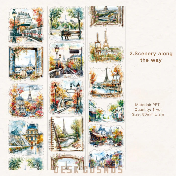 Scenery PET Tape Corner Of The World Journal Decor