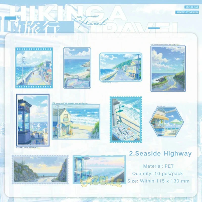 Hiking Trip Series Stickers