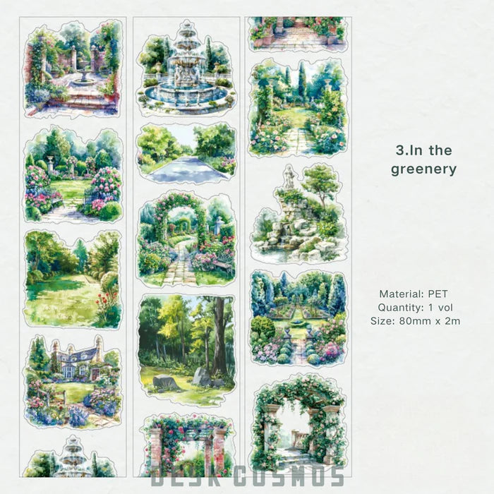 Scenery PET Tape Corner Of The World Journal Decor