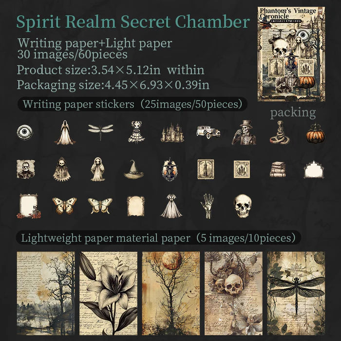 Halloween Journal Kit Phantom's Vintage Chronicle