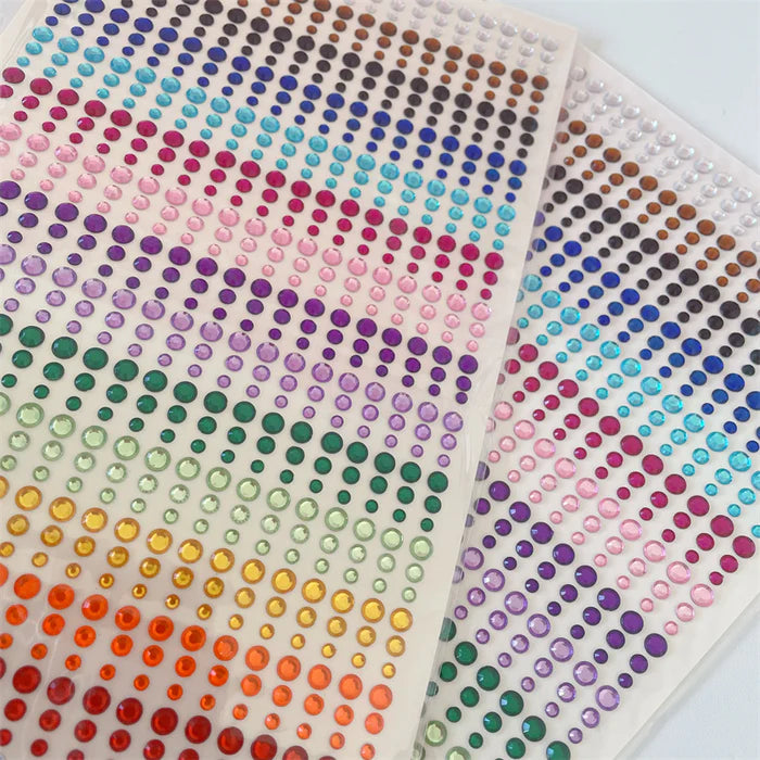 3D Crystals Stickers Fashion Basics Backgrounds