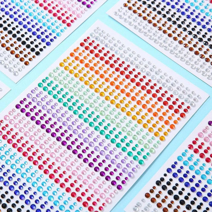 3D Crystals Stickers Fashion Basics Backgrounds