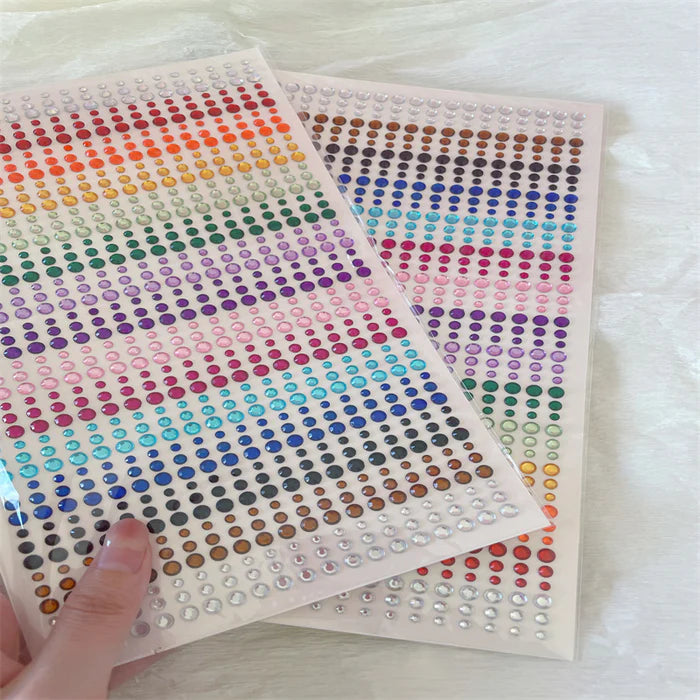 3D Crystals Stickers Fashion Basics Backgrounds