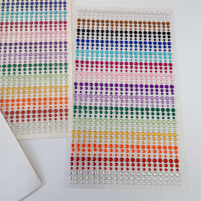 3D Crystals Stickers Fashion Basics Backgrounds