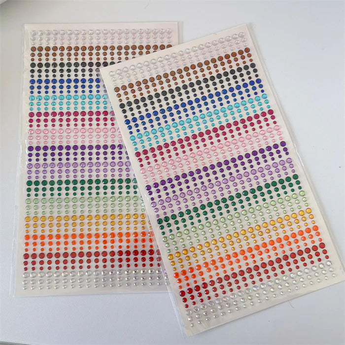 3D Crystals Stickers Fashion Basics Backgrounds