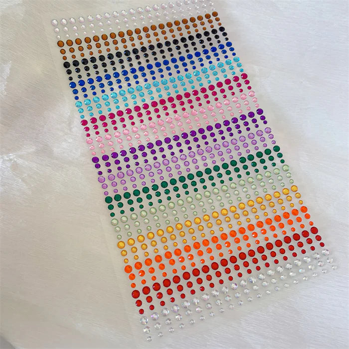 3D Crystals Stickers Fashion Basics Backgrounds