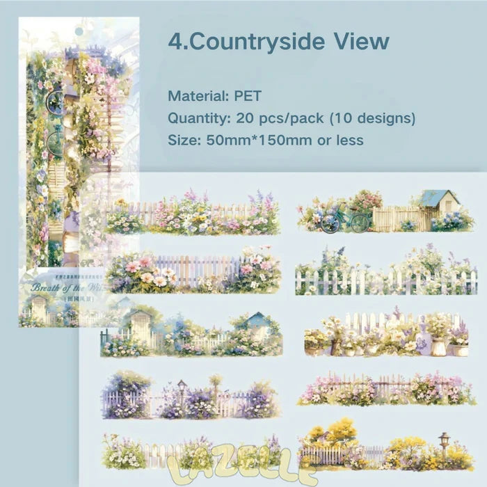 Scenery Landscape Stickers Breath of the Wildemess