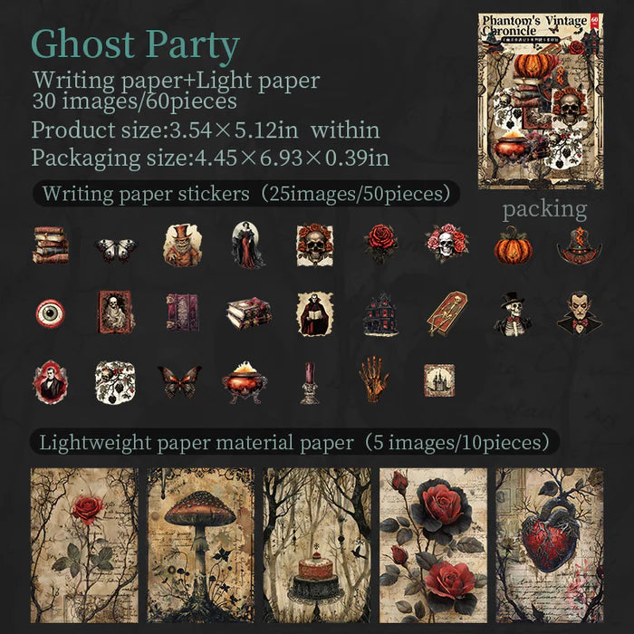Halloween Journal Kit Phantom's Vintage Chronicle