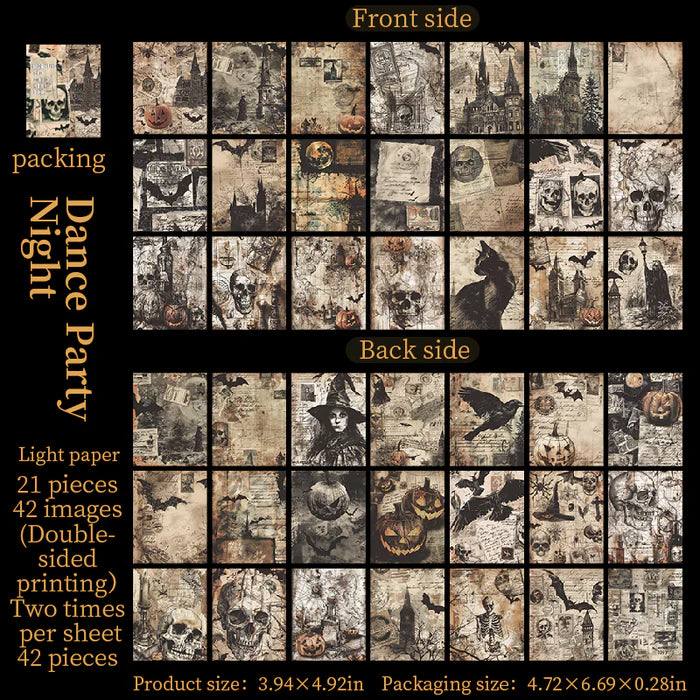 Ghost Craft Paper Halloween Notes Set