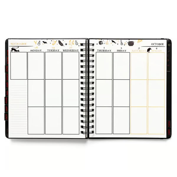 💥Limited Inventory Available! 📚🧙‍♀️Waiting for the Night 2026 Weekly Planner🧹HARDCOVER BOOK