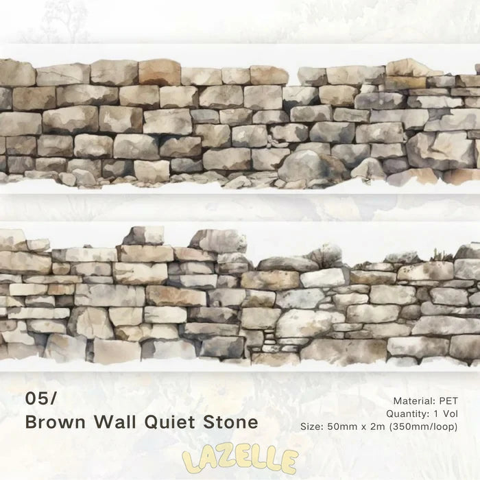 Scenery Tape Green Wild Flower Wall