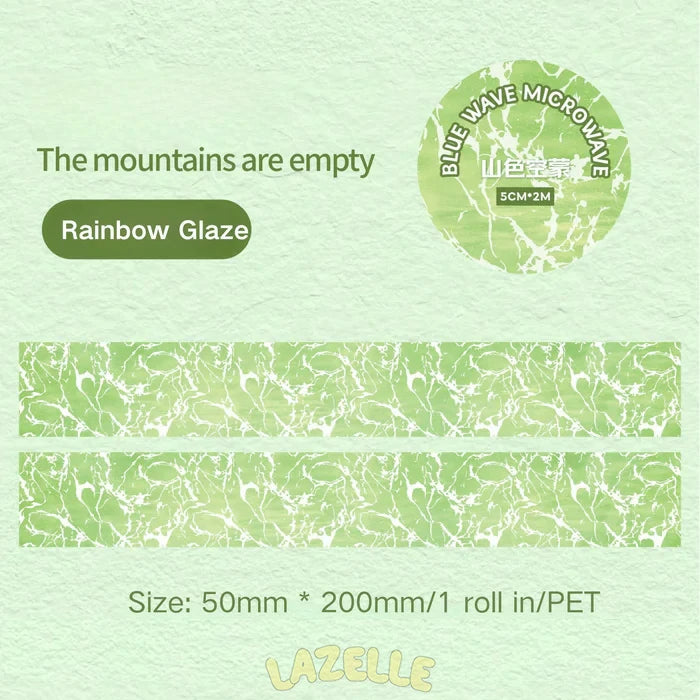 Emerald Green Ocean-Themed Microwave Tape