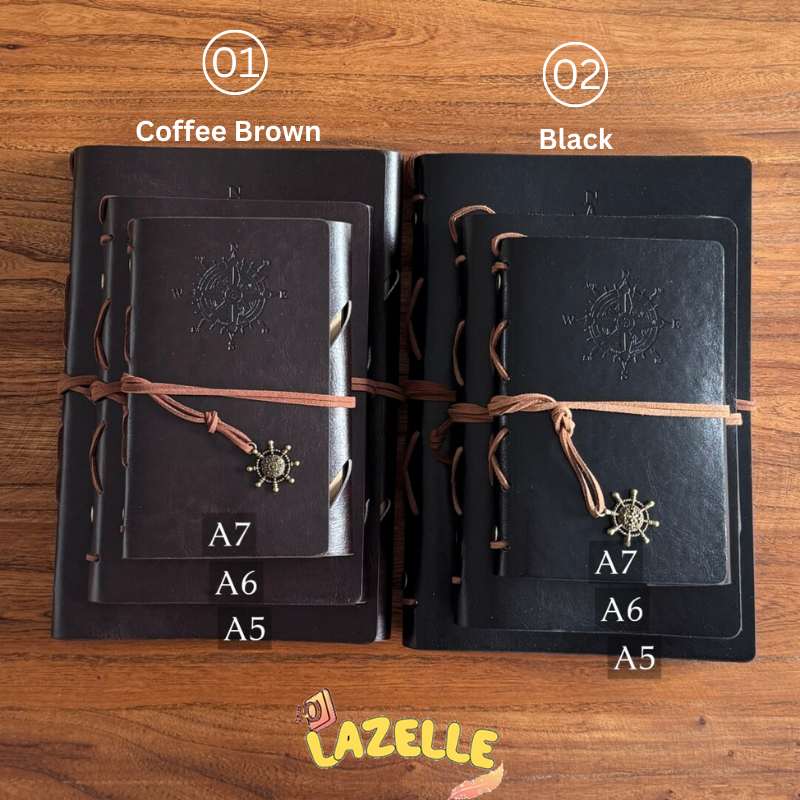 A5 A6 A7 Vintage Loose-Leaf Journal Notebook