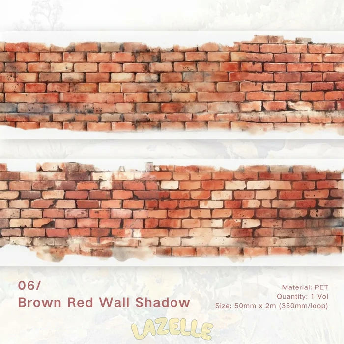 Scenery Tape Green Wild Flower Wall
