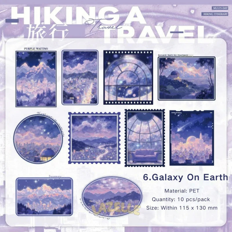 Hiking Trip Series Stickers