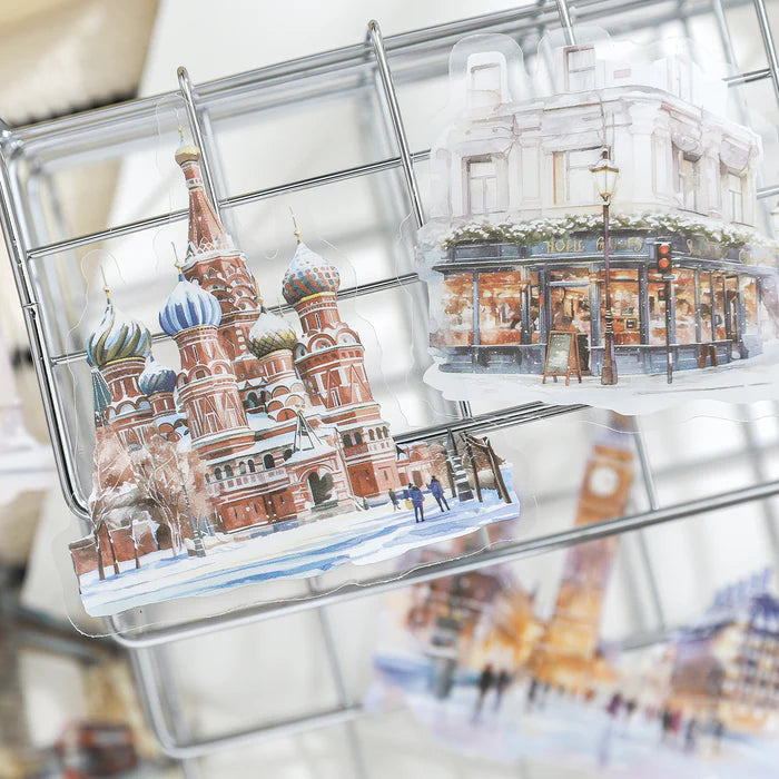 Travel Journal Stickers Around the World