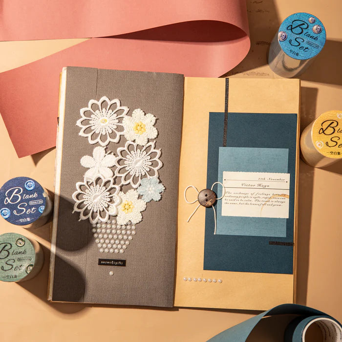 Background Paper Blank Set Vintage Aesthetic Craft
