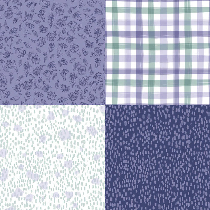 Background Paper Mauve World Floral Texture