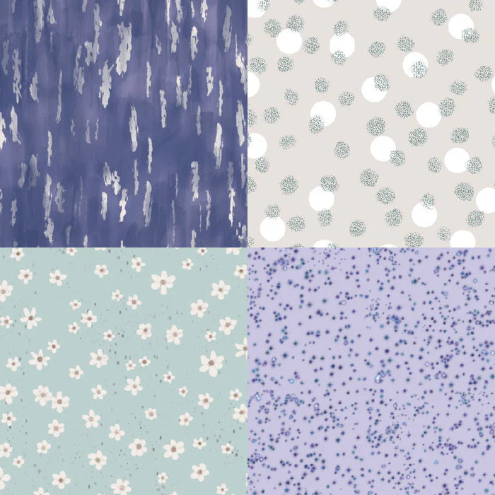 Background Paper Mauve World Floral Texture
