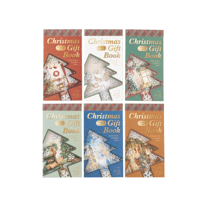 Christmas Stickers Gift Book PET Washi Characters