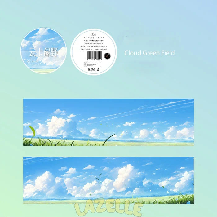 Sky Dream Cloud Series Washi Tapes Weather Theme Craft Supplies