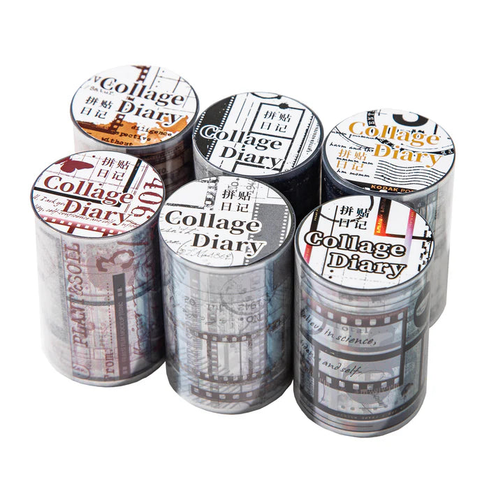 Collage Diary PET Tape Film Border Style