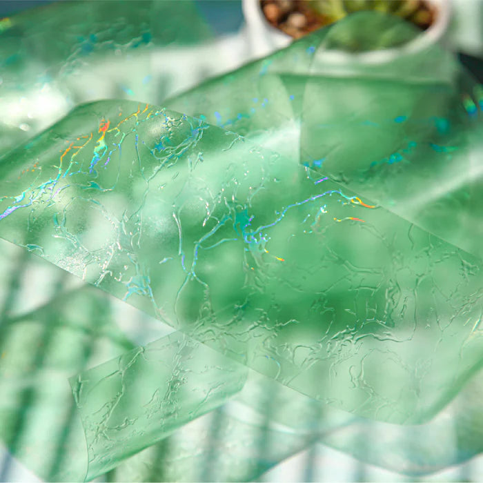 Emerald Green Ocean-Themed Microwave Tape