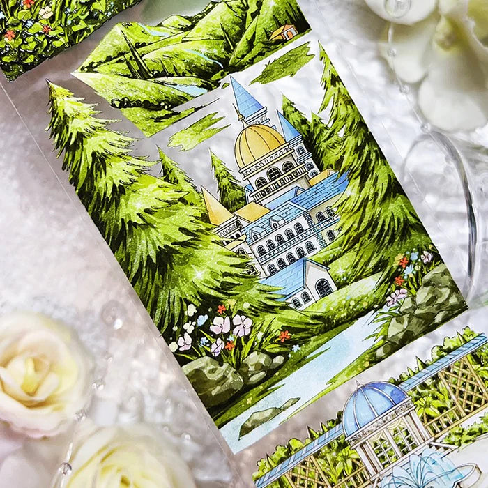 Scenery PET Tape Garden Castle Series