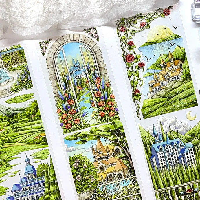 Scenery PET Tape Garden Castle Series