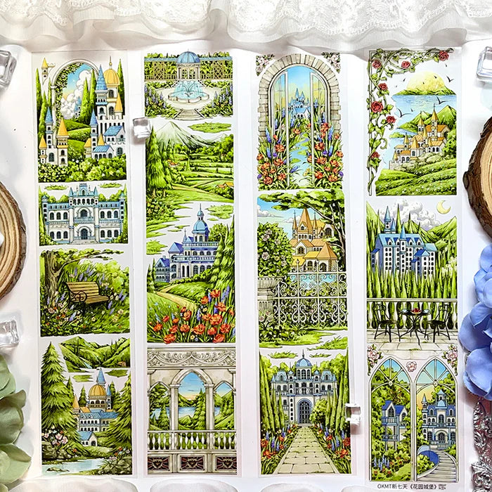 Scenery PET Tape Garden Castle Series