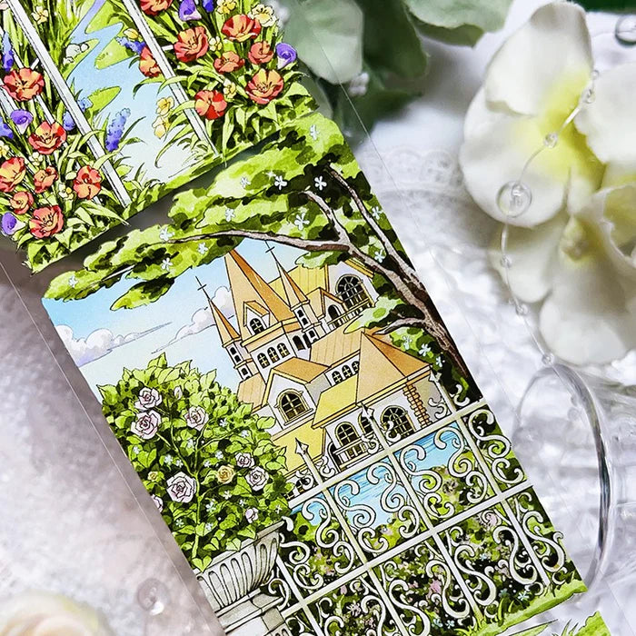Scenery PET Tape Garden Castle Series