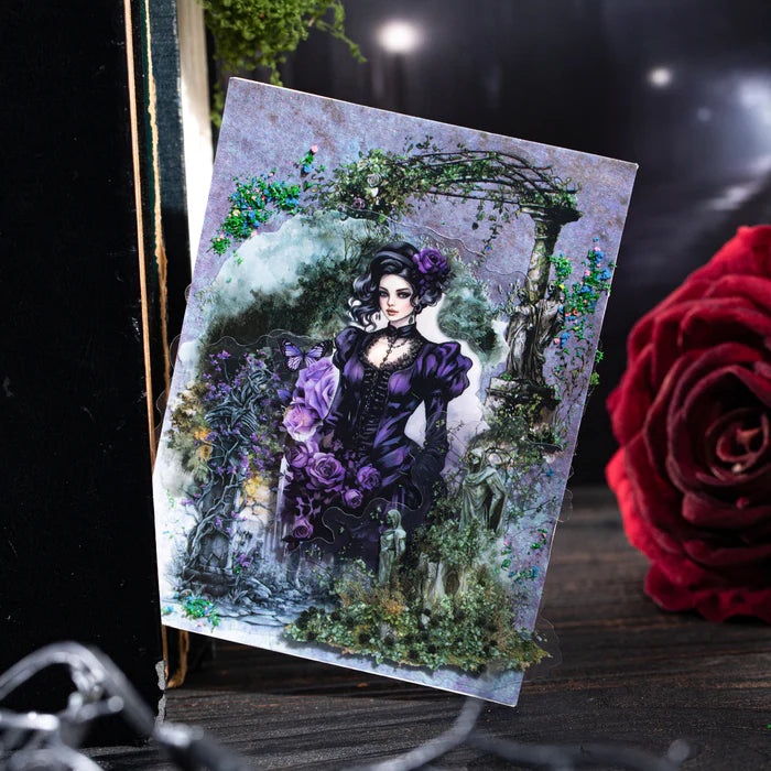 Gothic Scenery Creation Stickers Abandoned City