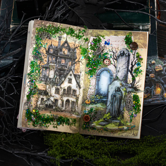 Gothic Scenery Creation Stickers Abandoned City