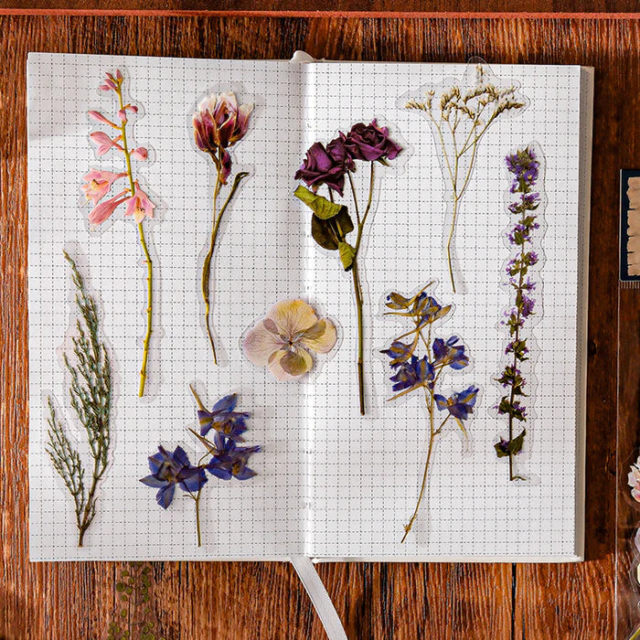 Vintage PET Stickers Linmist Echo Botanical Pack