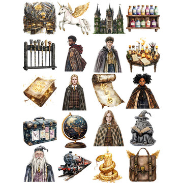 Magic Stickers Wizard School Series