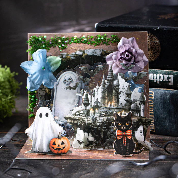 Gothic Scenery Creation Stickers Abandoned City