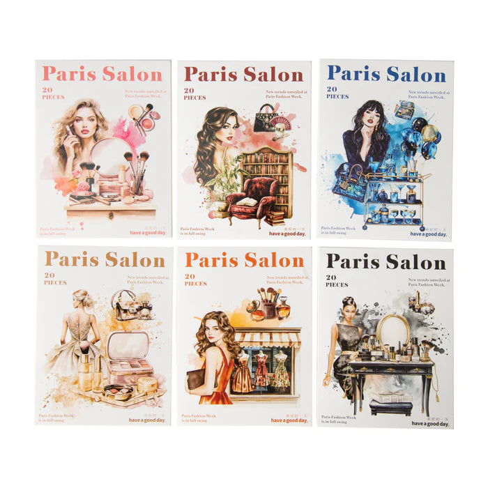 Fashion Stickers Paris Salon Journal Supplies