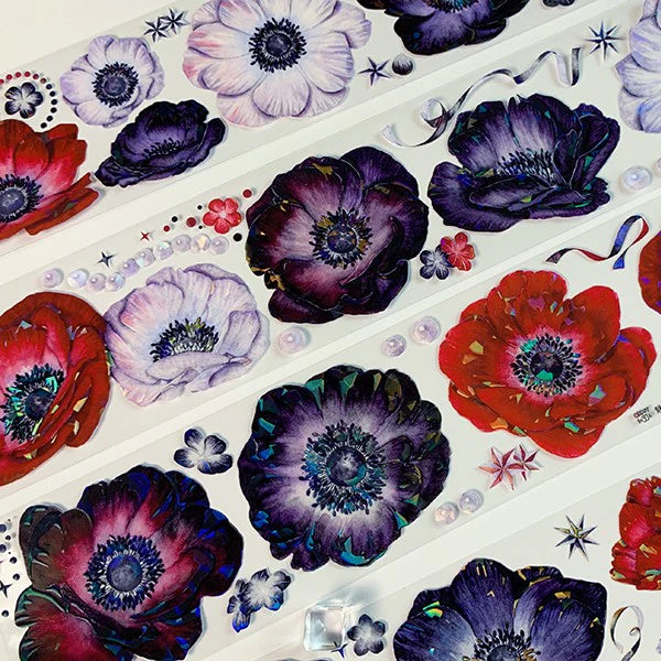 Floral Pet Tape Phantom Lotus Gothic