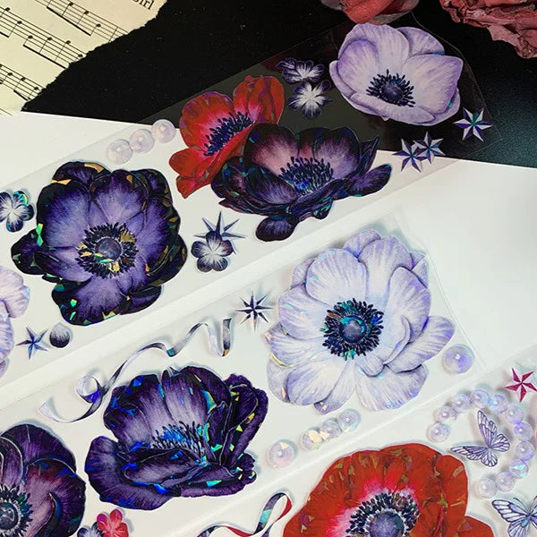 Floral Pet Tape Phantom Lotus Gothic