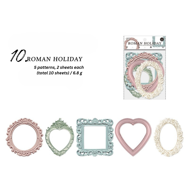 Cutout Flowers Frame Collage Card