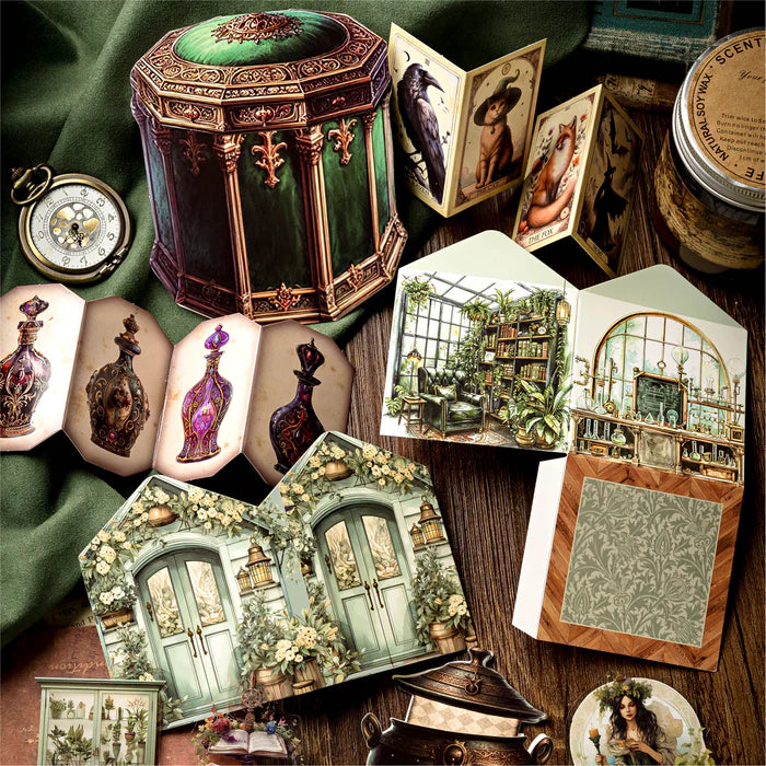 Retro PET Stickers Pandora Box Series